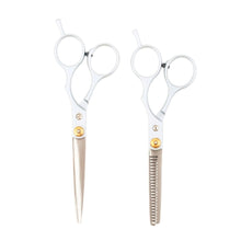 Load image into Gallery viewer, Salon Scissors Shears Clipper Hair Cut Barber Hairdressing Regular Cutting Scissor Thinning Scissor With Thumb Rest Styling Tool