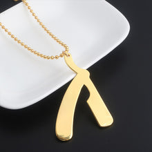 Load image into Gallery viewer, Fashion Jewelry Barber's chair Barber Hip Hop Barber Hairdresser Gothic chain Necklace Scissors comb Accessories