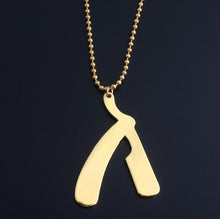 Load image into Gallery viewer, SG New Fashion Barber's Series Necklaces Hip Hop Barber Chair Hairdresser Gothic Chain Necklace Scissors Comb Jewelry For Men