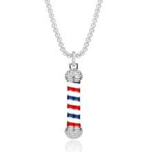 Load image into Gallery viewer, SG New Fashion Barber's Series Necklaces Hip Hop Barber Chair Hairdresser Gothic Chain Necklace Scissors Comb Jewelry For Men