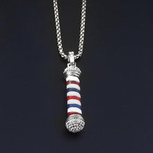Load image into Gallery viewer, SG New Fashion Barber's Series Necklaces Hip Hop Barber Chair Hairdresser Gothic Chain Necklace Scissors Comb Jewelry For Men