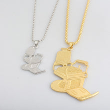 Load image into Gallery viewer, RJ New Hip Hop Barber's Series Necklaces Barber Chair Hairdresser Scissors Comb Pendants Gothic Chain Lady Men Necklace Gifts