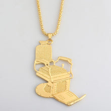 Load image into Gallery viewer, RJ New Hip Hop Barber's Series Necklaces Barber Chair Hairdresser Scissors Comb Pendants Gothic Chain Lady Men Necklace Gifts