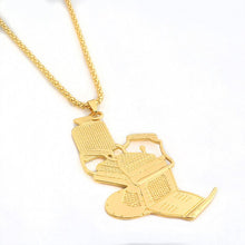 Load image into Gallery viewer, Fashion Barber's chair Necklaces Barber chair Hairdresser Gothic chain Necklace Barber's Series