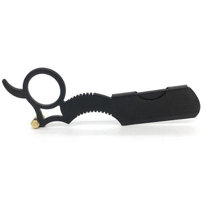 Classic Pro Gold Dollar Shave Straight Edge Barber Razor Folding Hair Shaving